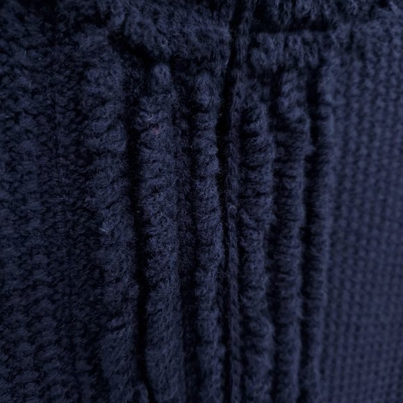 Boden 100% Wool Chunky Knit Cardigan UK 12/US 8 Blue - Picture 8 of 16